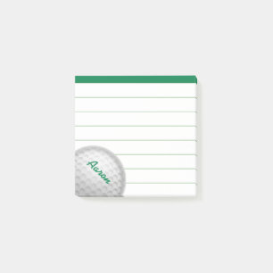 Personalisierter Golf Ball Post It Notes Gift Post-it Klebezettel