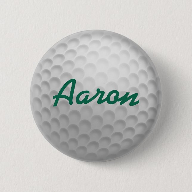 Personalisierter Golf-Button Button (Vorderseite)