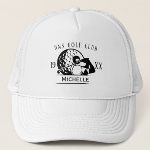 Personalisierter Golf Club Name Classic Trucker Ha Truckerkappe