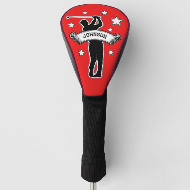 Personalisierter Golf Head Cover Headcover (Vorderseite)