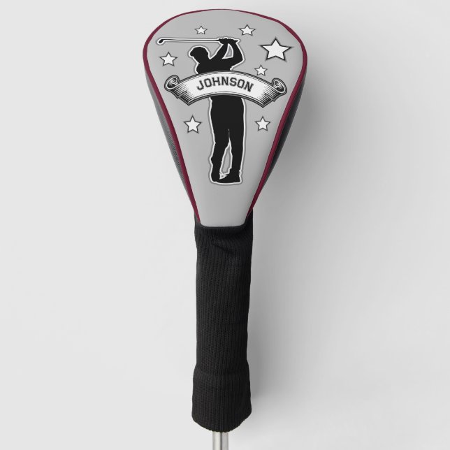 Personalisierter Golf Head Cover Headcover (Vorderseite)