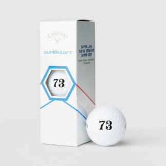 Personalisierter Golf - Kundennummer Lucky Callawa Golfball