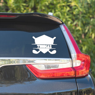 Personalisierter Golf-Liebhaber Aufkleber