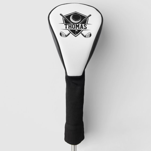 Personalisierter Golf-Liebhaber Golf Headcover (Vorderseite)