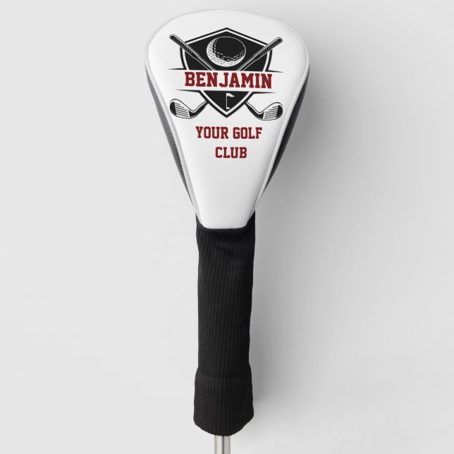 Personalisierter Golf-Liebhaber  Golf Headcover (Vorderseite)