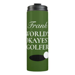 Personalisierter Golf-Sport-Thermobecher-Geschenkb Thermosbecher