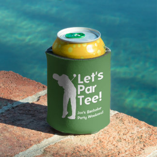 Personalisierter Golf Themed Dose Cooler Dosenkühler