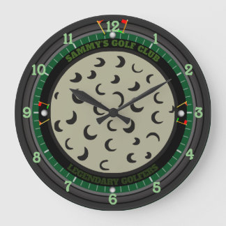 Personalisierter Golfball Große Uhr