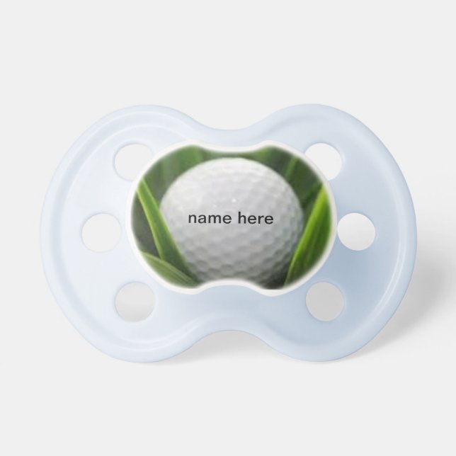 personalisierter Golfball im Unkraut-Schnuller Schnuller (Vorne)