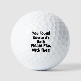 Personalisierter Golfball Lustiger Golfer Humor Be