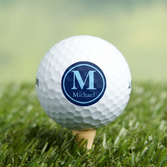 Personalisierter Golfball mit elegantem Buchstaben (Insitu T-Shirt)