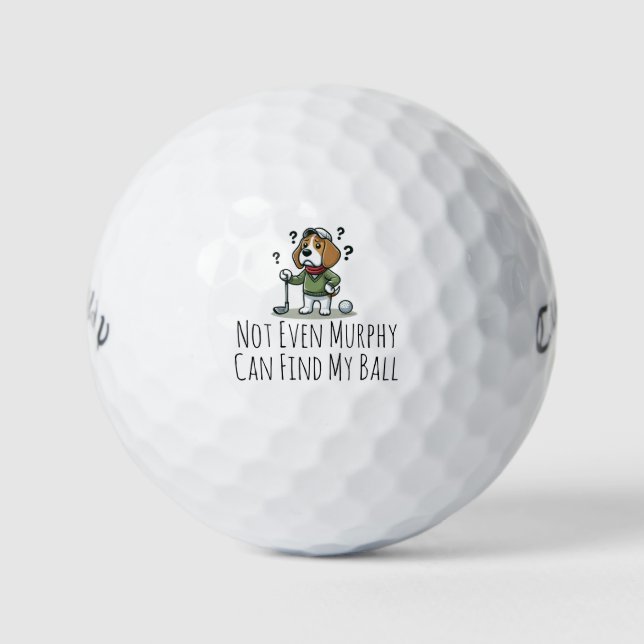 Personalisierter Golfball - Nicht einmal mein Hund (Vorderseite)