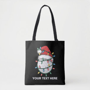 Personalisierter Golfball-Santa-Hut Weihnachtsbele