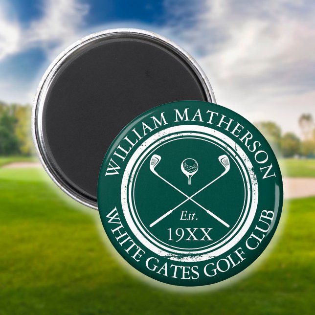Personalisierter Golfclub Name Green Magnet (Von Creator hochgeladen)