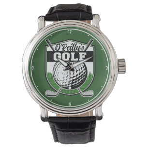 Personalisierter Golfer Player Pro Golf Country Cl Armbanduhr
