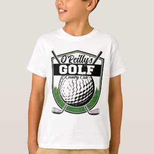 Personalisierter Golfer Player Pro Golf Country Cl T-Shirt