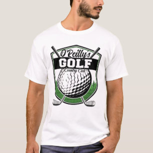 Personalisierter Golfer Player Pro Golf Country Cl T-Shirt