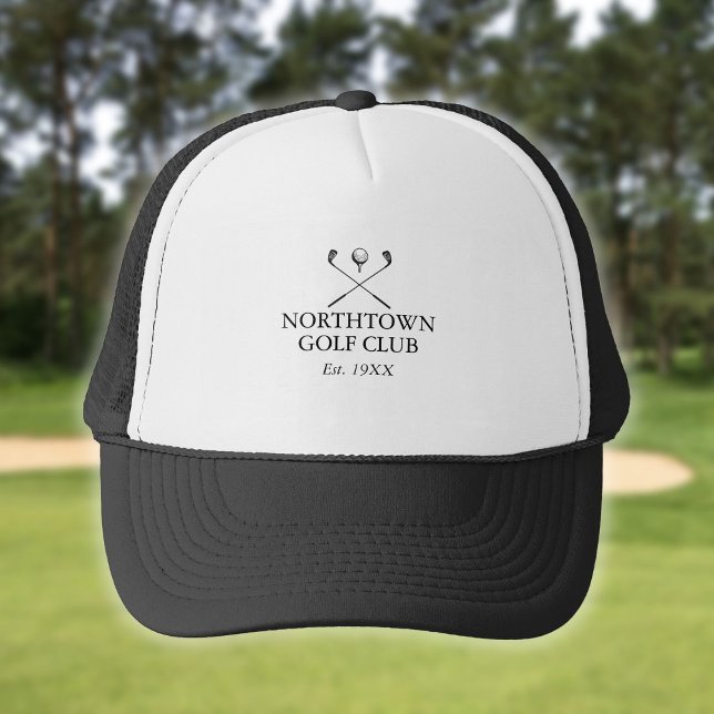 Personalisierter Golfklub Name Classic Truckerkappe (Personalized Golf Club Name Classic Trucker Hat)