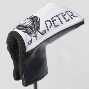 Personalisierter Golfplatz Ball T-Shirt Club Indiv Golf Headcover