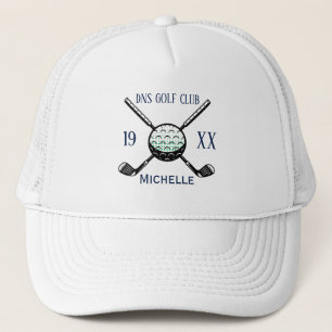 Personalisierter Golfschläger Name Classic Truckerkappe
