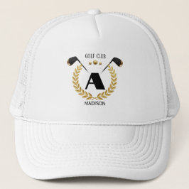 Personalisierter Golfschläger-Name Custom Trucker Truckerkappe