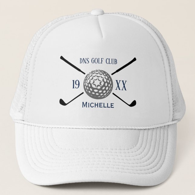Personalisierter Golfschlägername Classic Truckerkappe (Vorderseite)