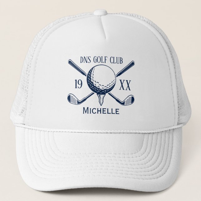 Personalisierter Golfschlägername Klassisch Truckerkappe (Vorderseite)