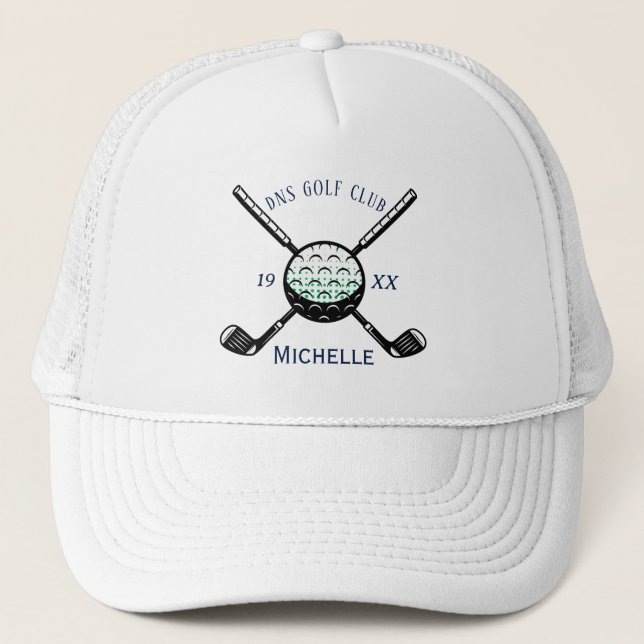 Personalisierter Golfschlägername Klassisch Truckerkappe (Vorderseite)