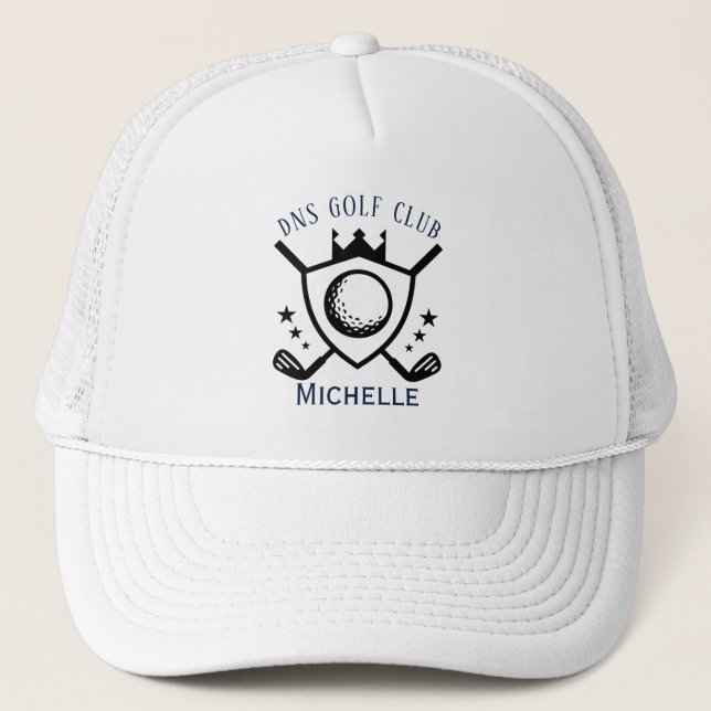 Personalisierter Golfschlägername Klassisch Truckerkappe (Vorderseite)