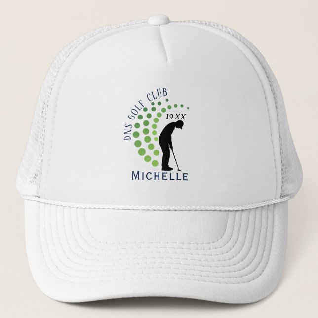 Personalisierter Golfschlägername Klassisch Truckerkappe (Vorderseite)