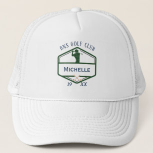 Personalisierter Golfschlägername Klassisch Truckerkappe