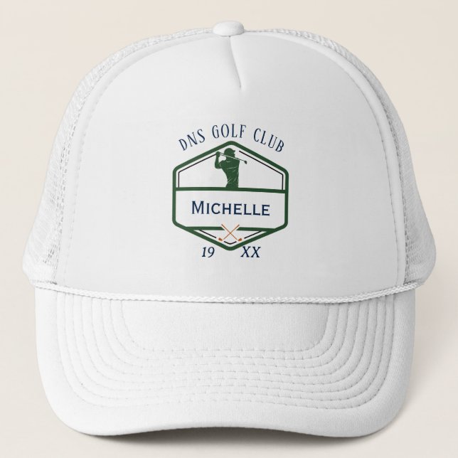 Personalisierter Golfschlägername Klassisch Truckerkappe (Vorderseite)