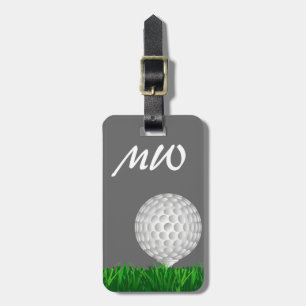 Personalisierter Golfspieler des Golfballs Gepäckanhänger