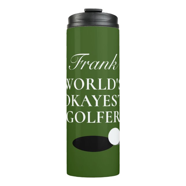 Personalisierter Golfsport Thermalwäscher Tasse Ge (Vorderseite)