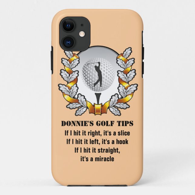 Personalisierter Golftipp Golfer iPhone 5 Fall Case-Mate iPhone Hülle (Rückseite)