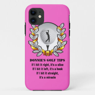 Personalisierter Golftipp Golfer iPhone 5 Fall iPhone 11 Hülle