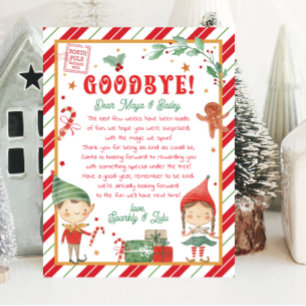 Personalisierter Goodbye Elf Letter