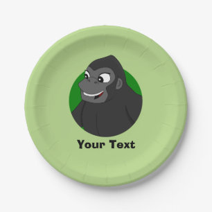 Personalisierter Gorilla Cartoon Paper Teller