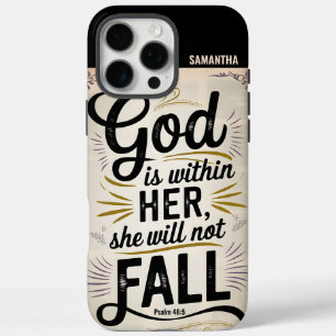 Personalisierter Gott ist in ihr Vintage-Christent iPhone 16 Pro Max Hülle