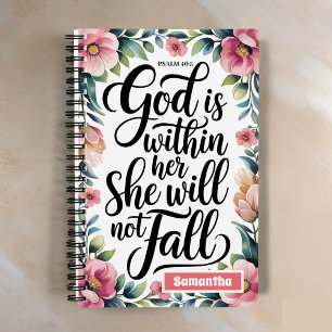 Personalisierter Gott ist in ihrem Christlichen Jo Notizbuch