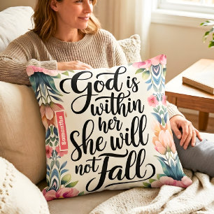 Personalisierter Gott ist in ihren Christlichen Fr Kissen