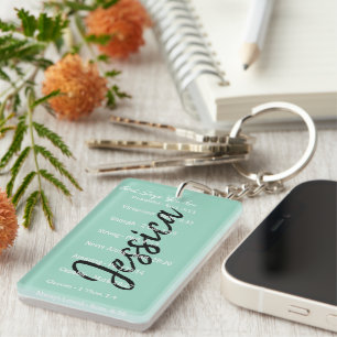 Personalisierter Gott sagt, du bist, Schriften Schlüsselanhänger