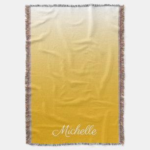 Personalisierter Gradient Ober gelb Decke