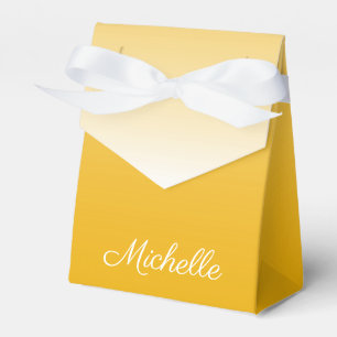 Personalisierter Gradient Ober gelb Geschenkschachtel