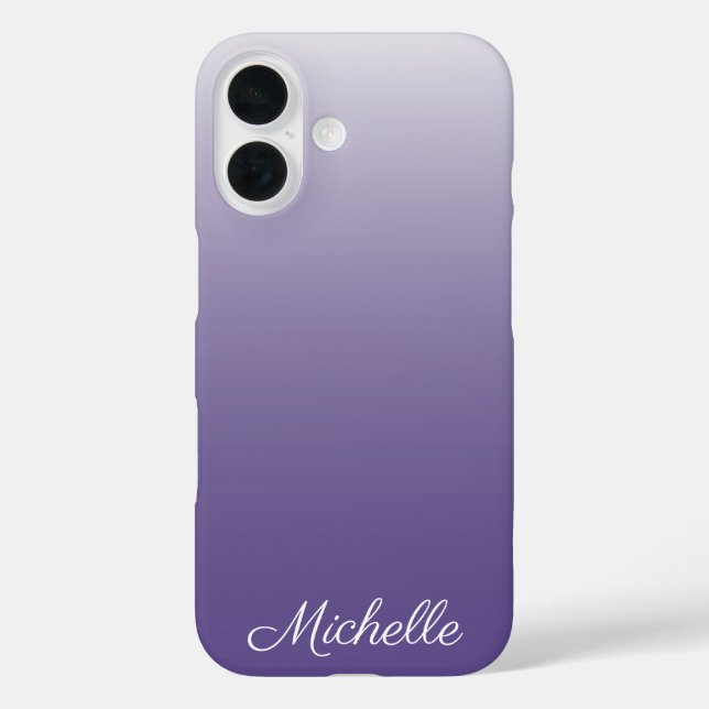 Personalisierter Gradient ombre Ultra Violet Case-Mate iPhone Hülle (Rückseite)