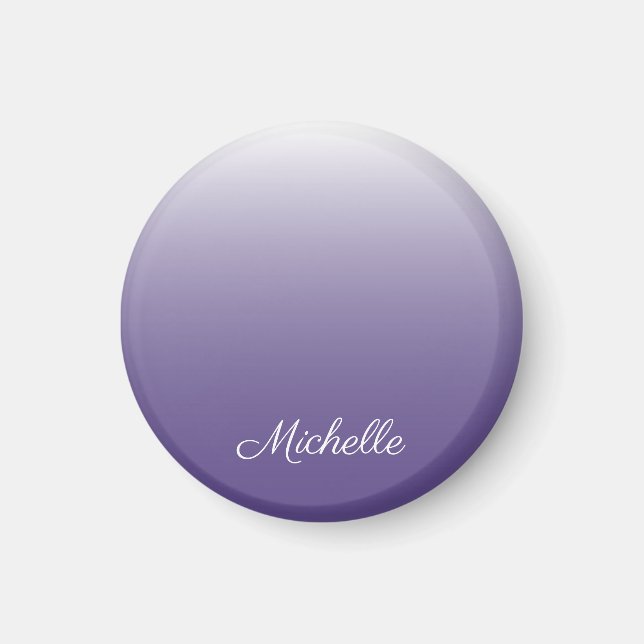 Personalisierter Gradient ombre Ultra Violet Magnet (Vorne)