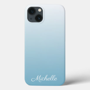 Personalisierter Gradienten ombre Engel Blue Case 