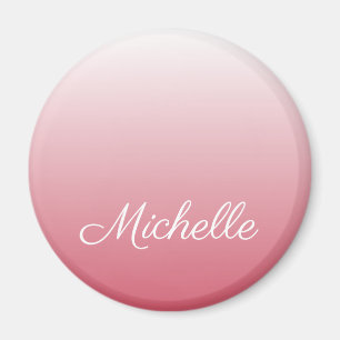 Personalisierter Gradientenrosa Magnet