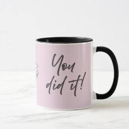 Personalisierter Graduierten-Becher – Eleganter Sc Tasse