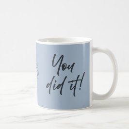 Personalisierter Graduierten-Mug – Eleganter Schri Kaffeetasse